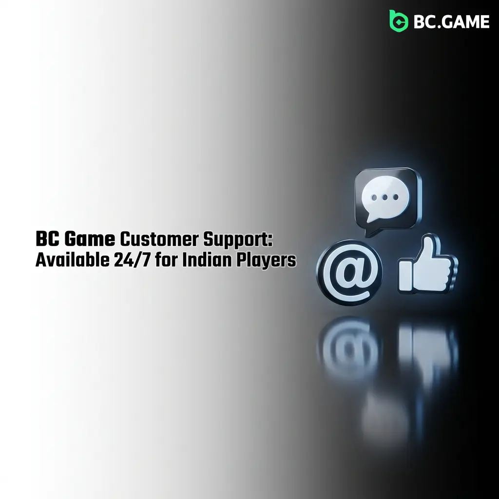 BC Game 24/7 customer support channels for Indian players including live chat, email, and Telegram options