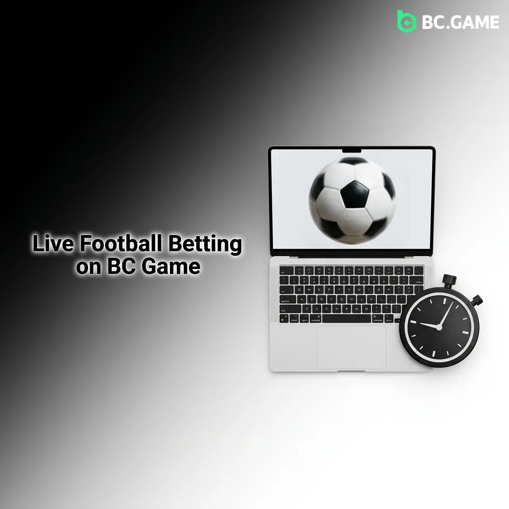 Live football betting on BC Game with real-time odds updates, in-play markets, and match statistics tracker