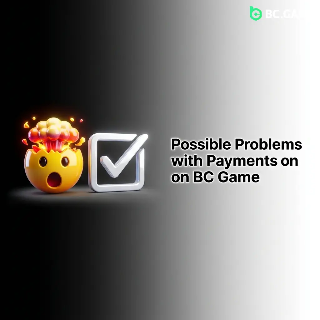 BC Game payment issues guide showing deposit errors, withdrawal delays, and UPI declined solutions for Indian players