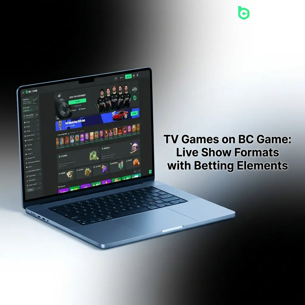 Live TV game shows on BC Game including Crazy Time, Monopoly Live, and Bingo with real-money betting